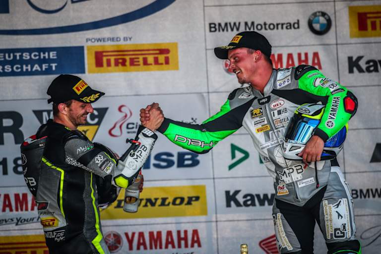 Kerschbaumer auf P2, Kartheininger auf P3 (v.li.)