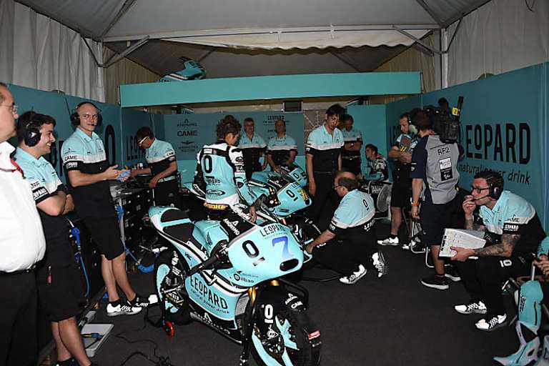 Die Box des Leopard-Teams