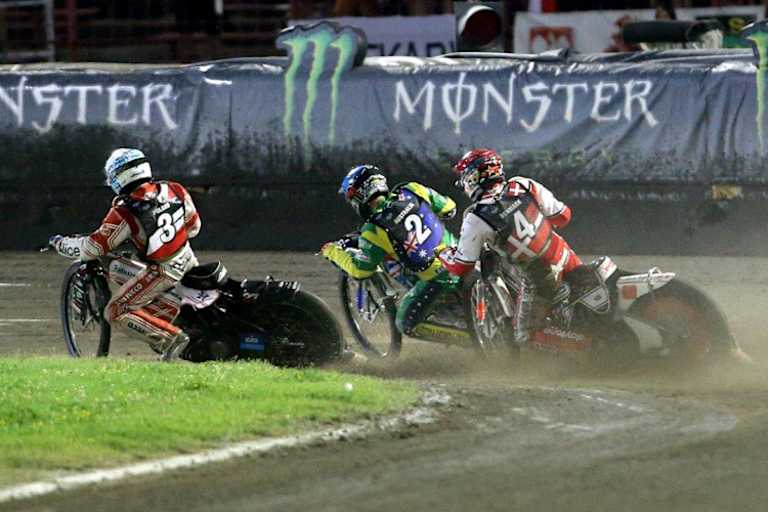 Heat 20: Nach dem Start lag Janusz Kolodziej für Polen in Führung