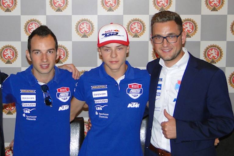 Jakub Kornfeil, Filip Salac und Ingo Prüstel