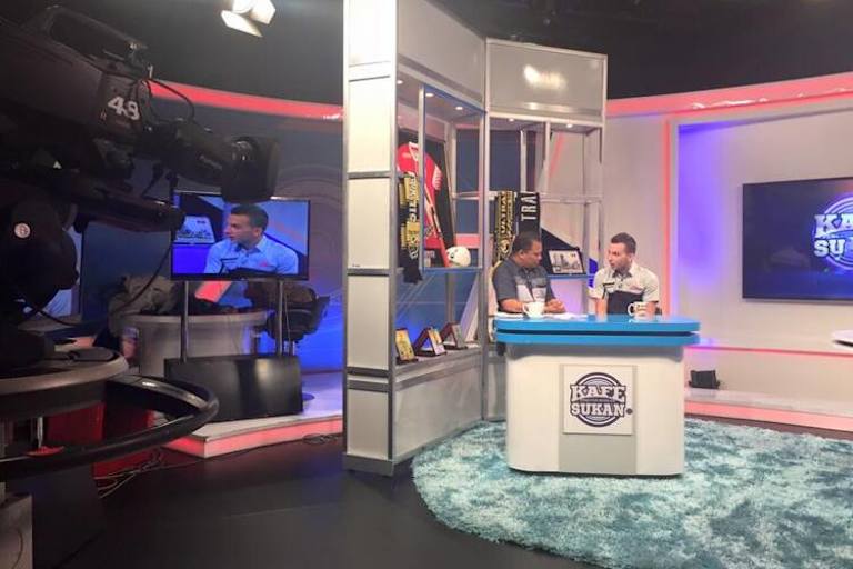 Der Tscheche in einer malaysischen TV-Show