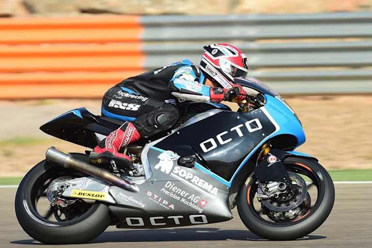 Krummenacher auf der Suter des Ioda-Teams in Aragón