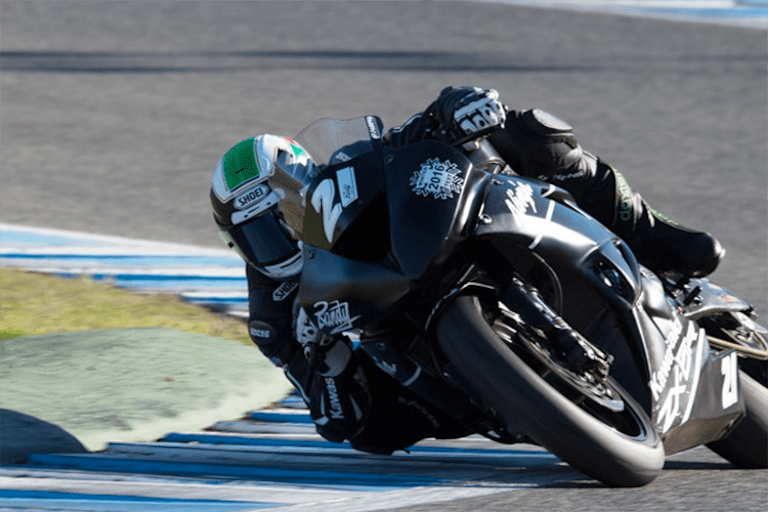Randy Krummenacher auf der Kawasaki Ninja ZX-6R