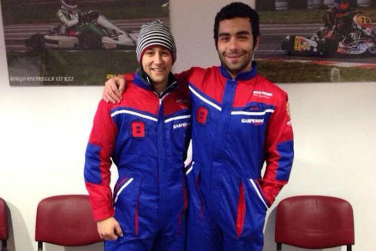 Die neuen Ioda-Teamkollegen; Randy Krummenacher und Danilo Petrucci