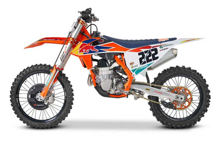 Die KTM 450 SFX von Cairoli Jahrgang 2020