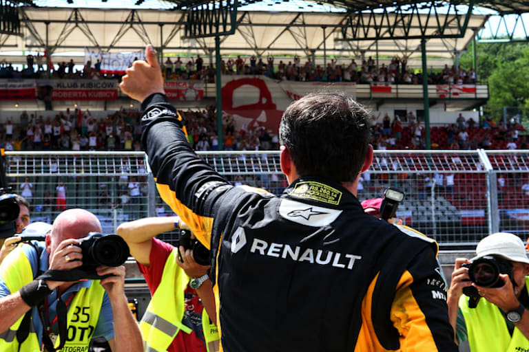 Kubica bedankt sich bei seinen Fans