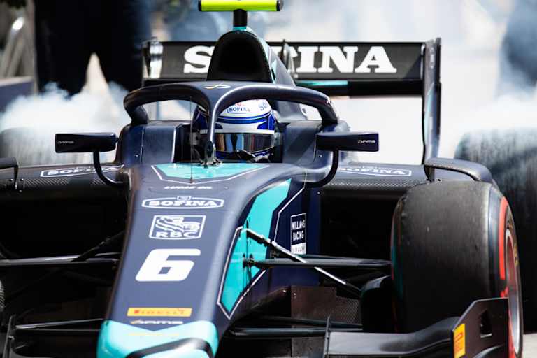 Nicholas Latifi in Bahrain 2019 mit der Startnummer 6 in der Formel 2