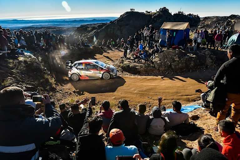 Jari-Matti Latvala bei seinem 200. WM-Start