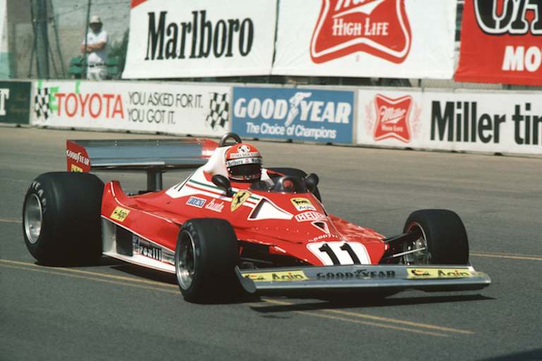 In Long Beach holte Niki den zweiten Platz hinter Mario Andretti
