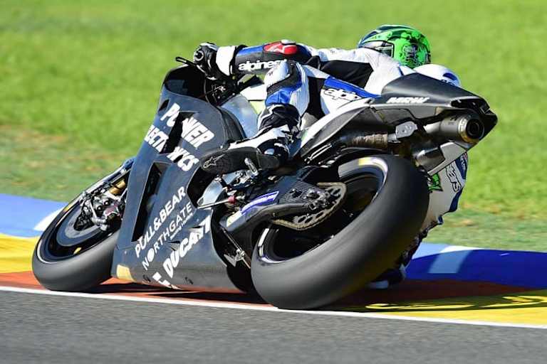 Eugene Laverty verletzte sich bei einem Sturz über das Vorderrad 