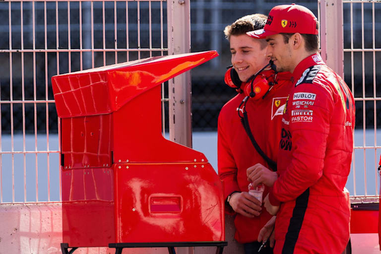 Charles mit seinem Bruder Arthur