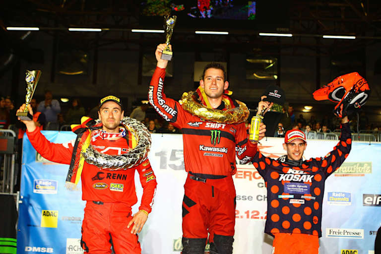 Die Top-3 Lefrancois, Bowers und Jaulin (v.l.)