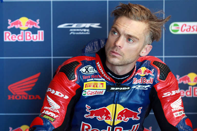 Leon Camier konnte den Technikern nur wenige Aussagen liefern