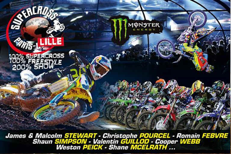 Prominente Supercross- und Motocross-Stars haben sich für das Rennen in Lille angekündigt
