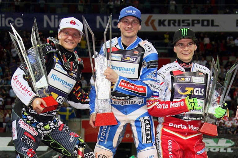 Die Top-3 von Warschau: Lindgren, Madsen und Dudek (v.l.)