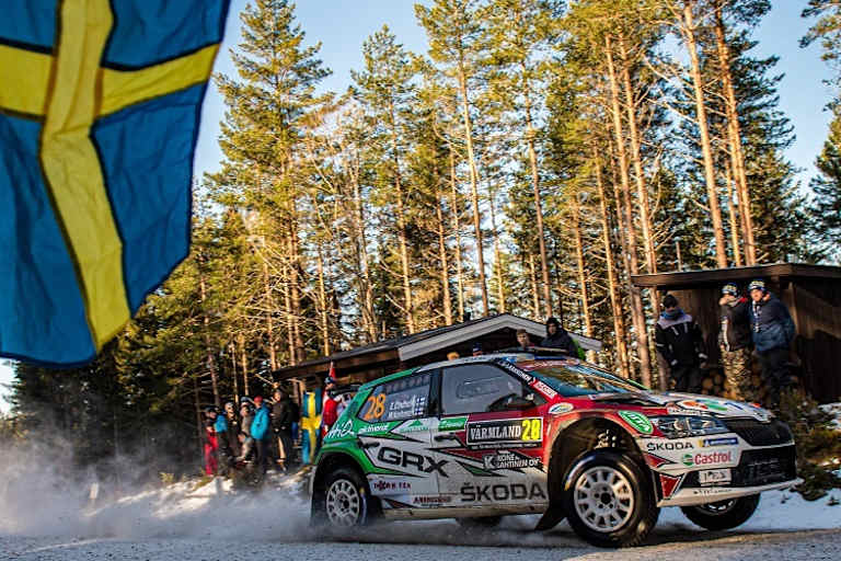 Emil Lindholm wurde in der WRC3 Zweiter