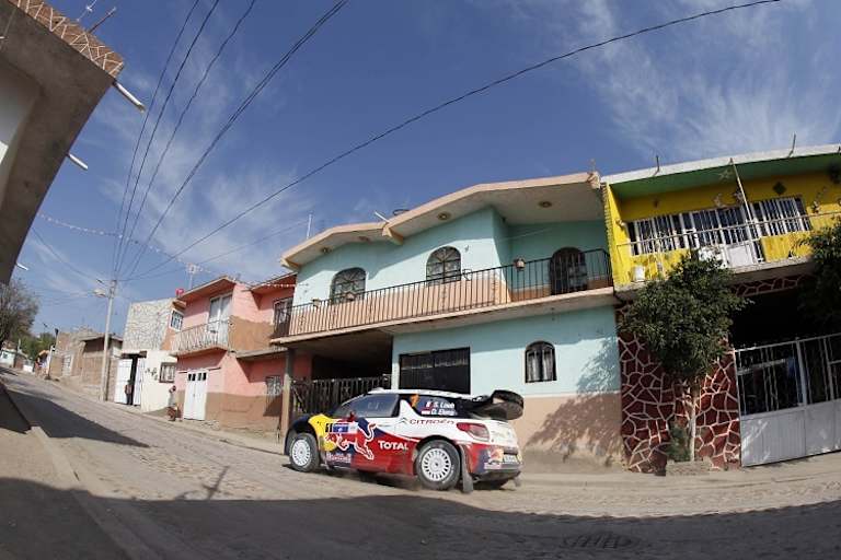 Sébastien Loeb 2012 bei seinem letzten der sechs Mexiko-Siege