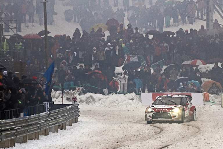 Sébastien Loeb bei der Rallye Monte Carlo 2013