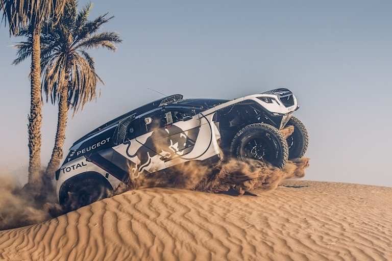 Der Peugeiot 3008DKR 