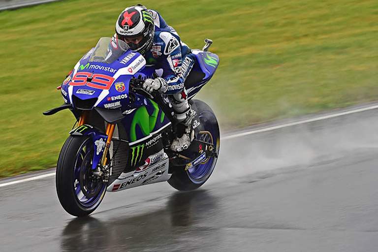 Jorge Lorenzo erlebte im Regen erneut große Probleme