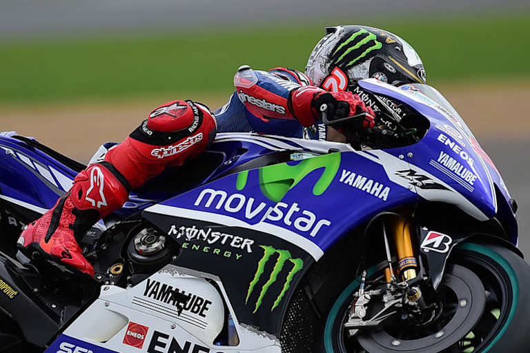 Jorge Lorenzo fiel auf Platz 3 zurück
