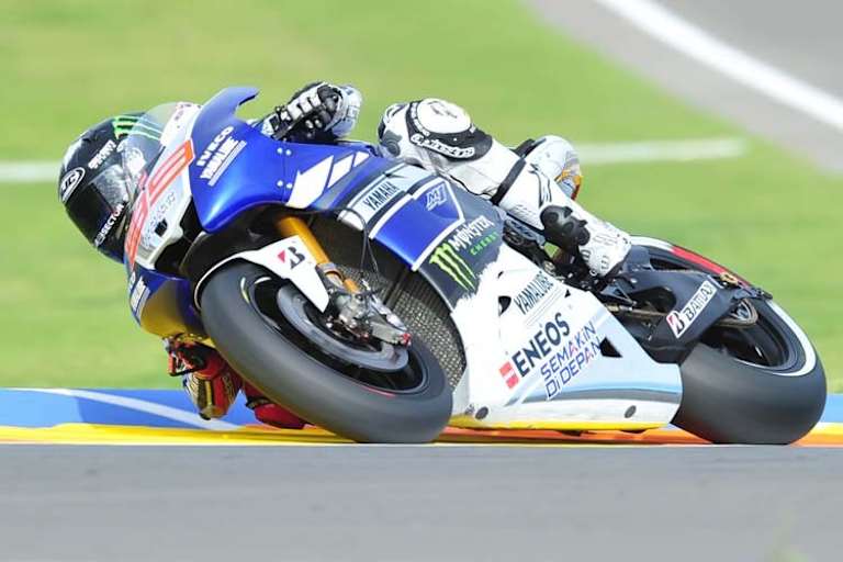 Jorge Lorenzo hatte mit dem Ersatz-Bike keine Chance mehr