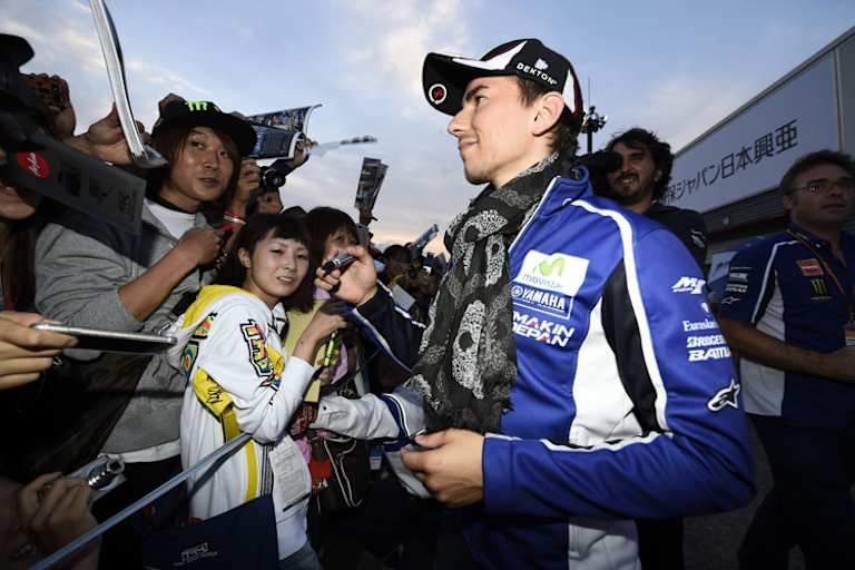 Jorge Lorenzo rührt in Asien fleißig die Werbetrommel