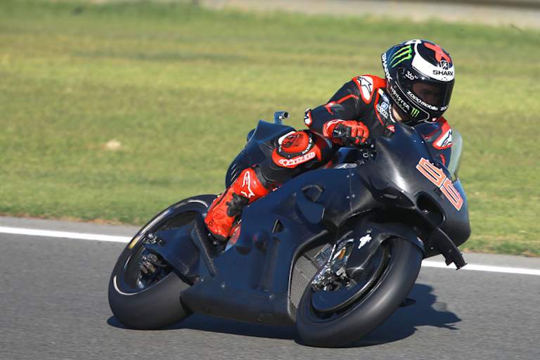 Jorge Lorenzo auf der Ducati