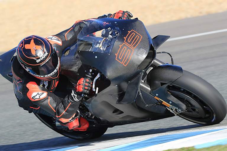 Jorge Lorenzo auf der Honda