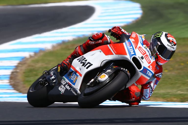 Jrge Lorenzo auf der Ducati