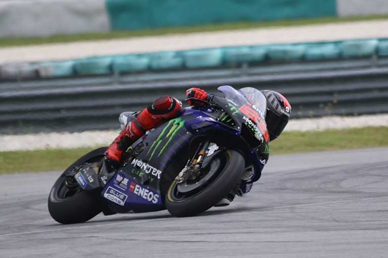 Jorge Lorenzo auf der Yamaha in Sepang