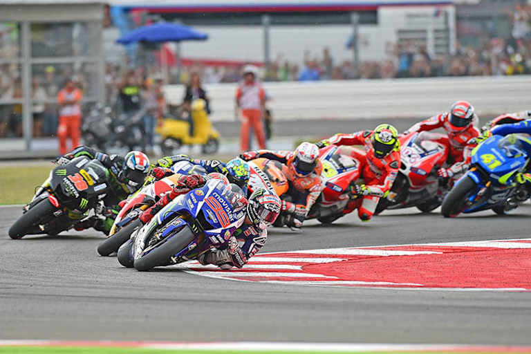 In Misano sah es für Lorenzo gut aus, dann setzte der Regen ein