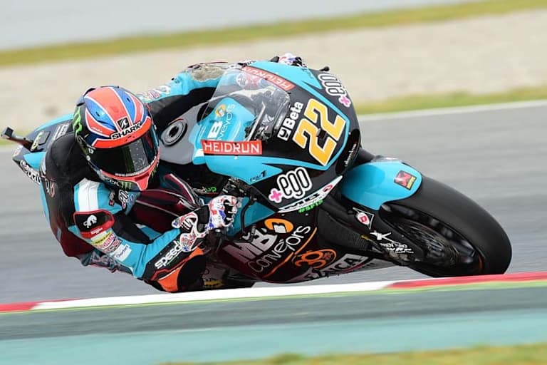Auch Speed Up-Pilot Sam Lowes erhielt neue Komponenten von WP Suspension