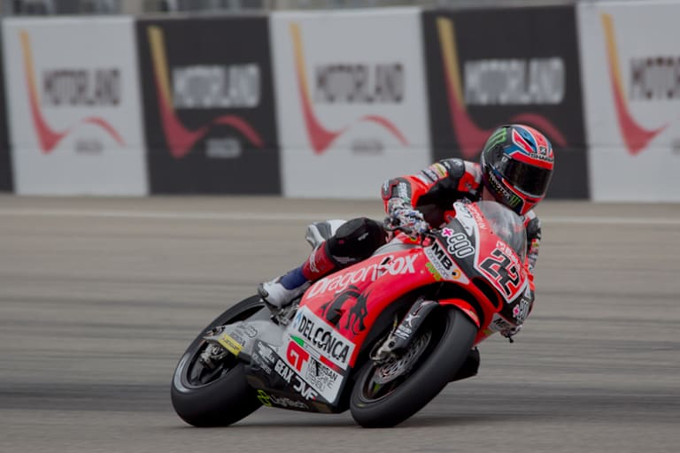 Sam Lowes beim Test in Aragón