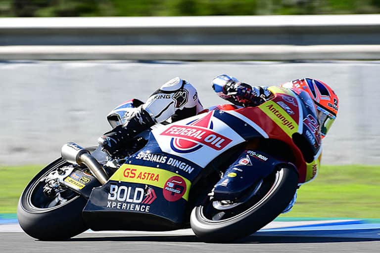 Sam Lowes beim Moto2-Test in Jerez 