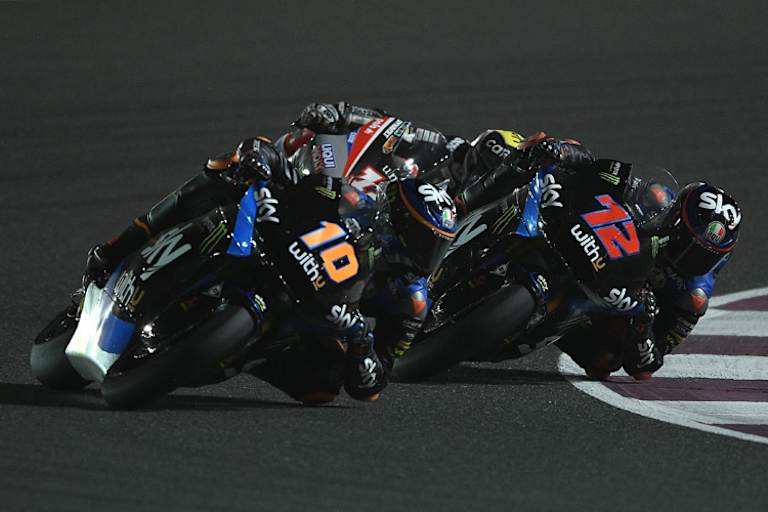 Luca Marini (10) und Marco Bezzecchi (72)