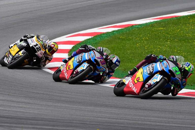 Das Rennen: Morbideli vor Márquez und Lüthi