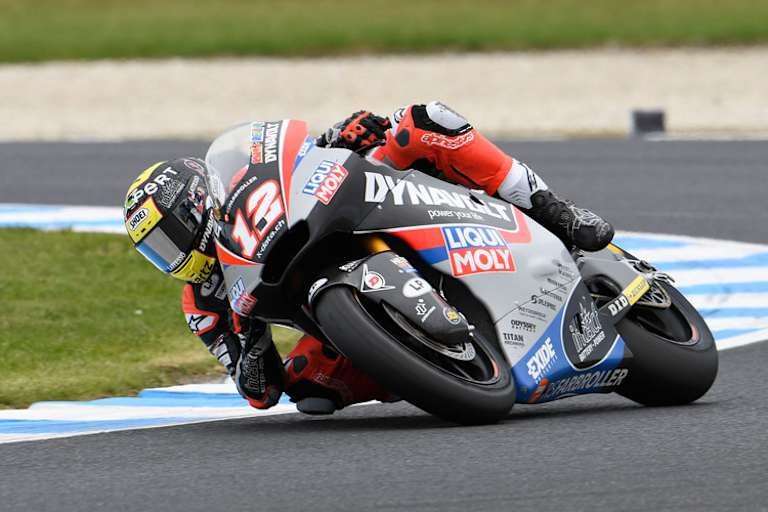 Tom Lüthi auf der Kalex des Intact-Teams