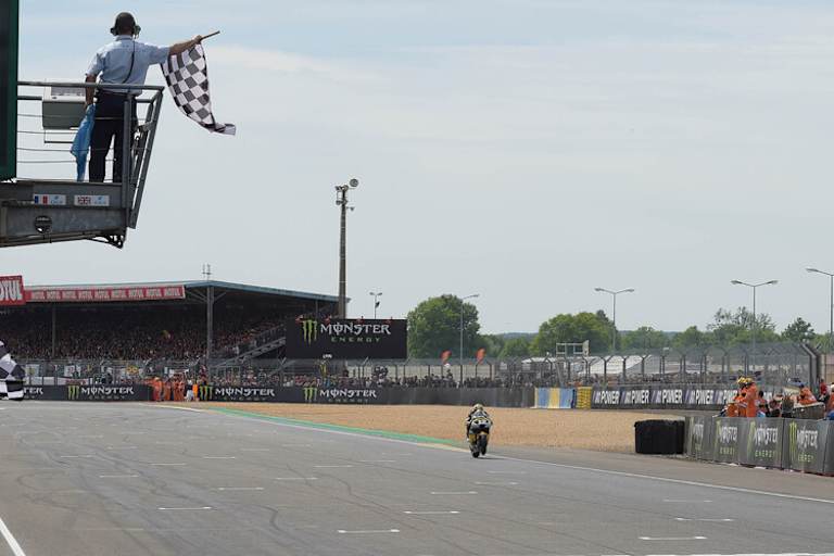 Zieldurchfahrt: Platz 3 für Tom Lüthi