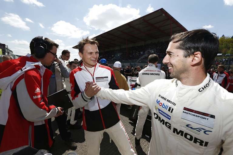 Marc Lieb mit Teamkollege Jani