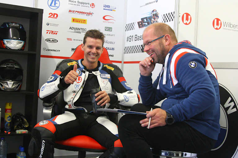 Mackels (li.) mit Burkard Stember