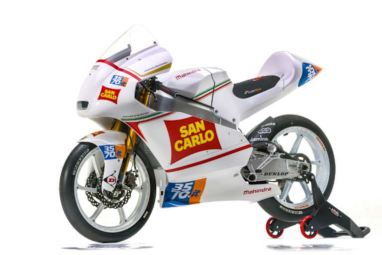 Die Moto3-Mahindra von Ferrari und Manzi