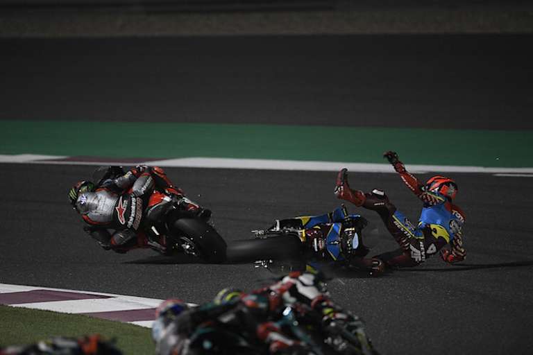 Manzi fuhr trotz Schaden am Bike weiter