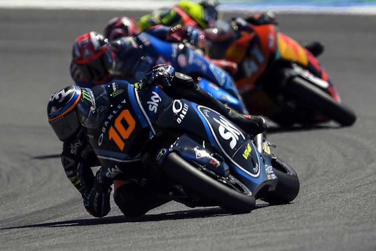 Luca Marini beendete den Assen-Lauf auf dem achten Platz