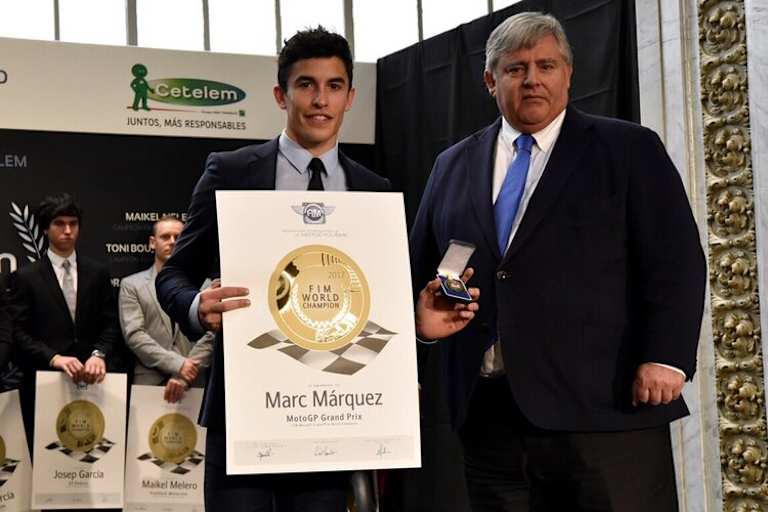 Auch MotoGP-Weltmeister Marc Márquez durfte natürlich nicht fehlen 