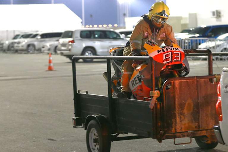 Auch Marc Márquez gehörte zu den Sturzopfern