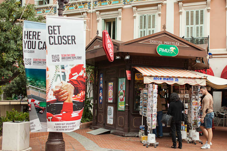 Marlboro-Werbung 2014 in Monaco: Noch immer klarer Bezug zur Formel 1