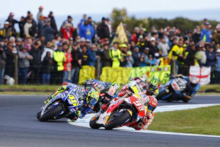 In Australien holte Marc den sechsten Saisonsieg – sein letzter Sieg in jenem Jahr