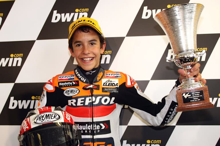 Márquez machte bereits in der 125-ccm- und der Moto2-Klasse auf sich aufmerksam