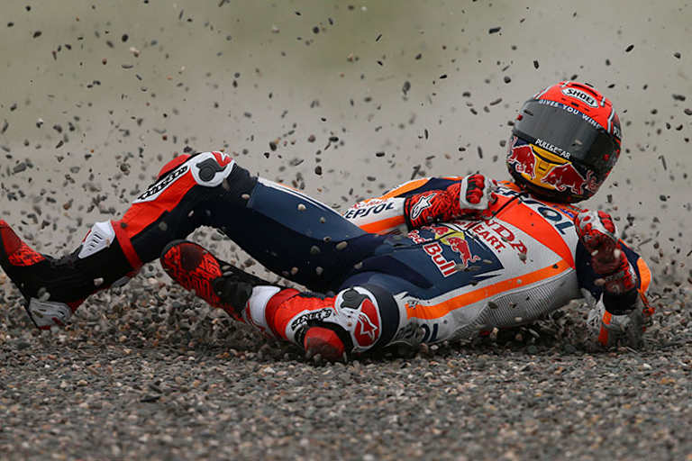Marc Márquez stürzte in Führung liegend